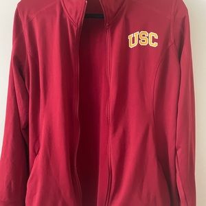 USC red casual outfit